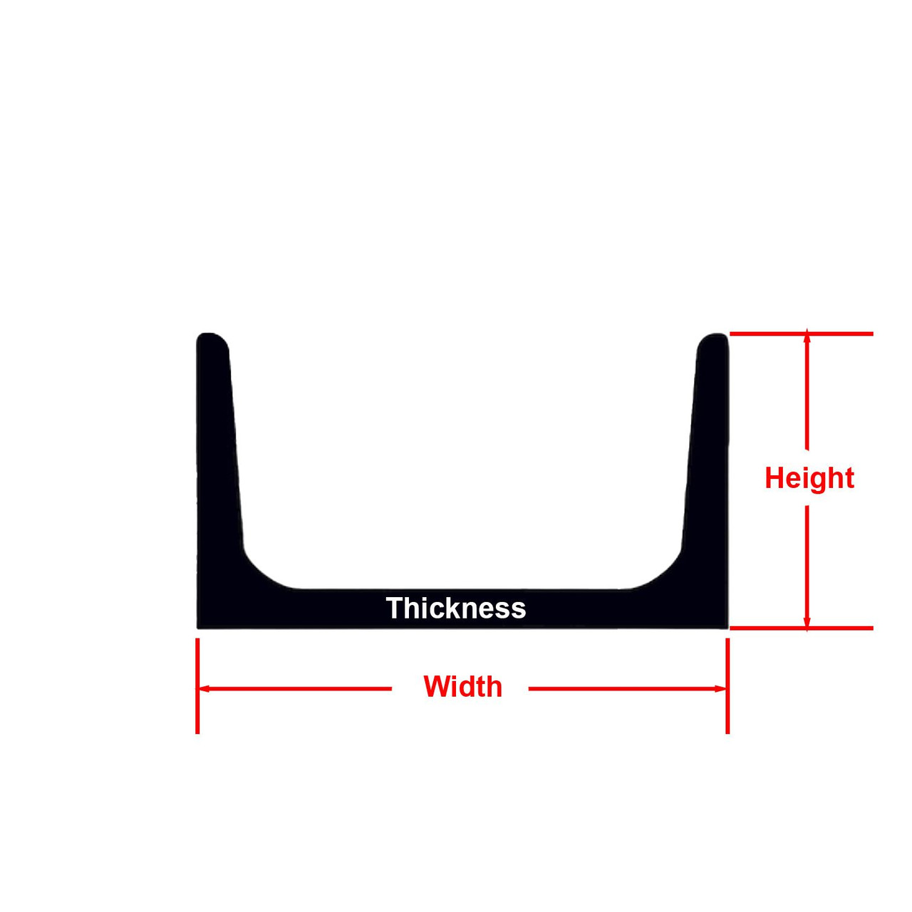 3" x 5 lb (3" x 1.498" x 0.258") x 36", A36 Steel Channel, Hot Rolled 3" x 5 lb (3" x 1.498" x 0.258") x 36", A36 Steel Channel, Hot Rolled
