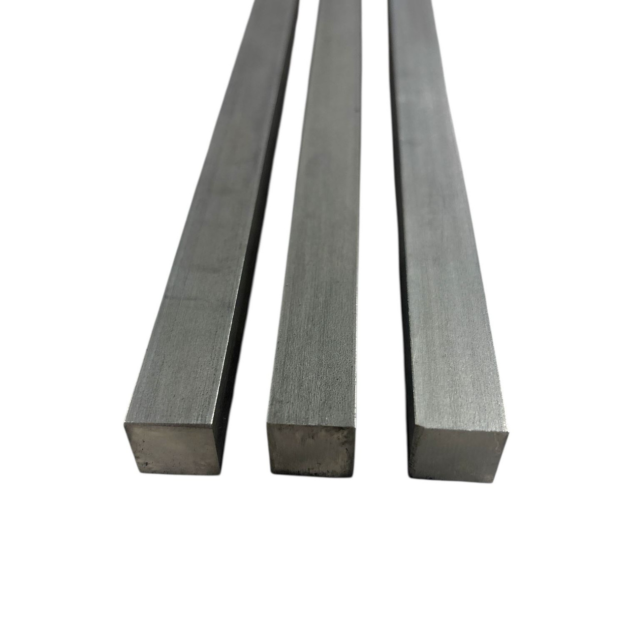 5/8" x 5/8" x 36" (3 Pack), 303 Stainless Steel Square Bar, Cold Finished