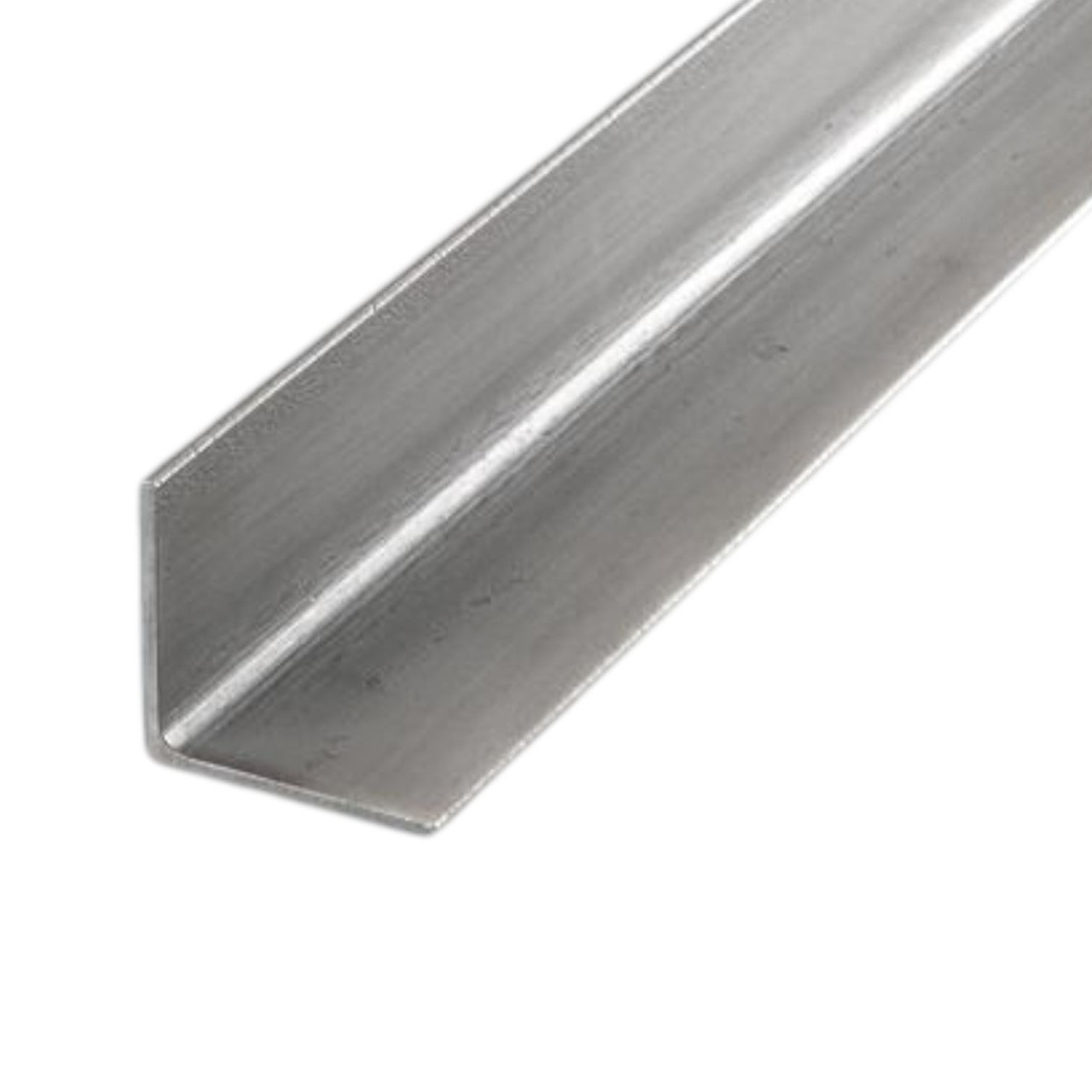 1" x 1" x 1/8" x 40", 304 Stainless Steel Angle, Hot Rolled