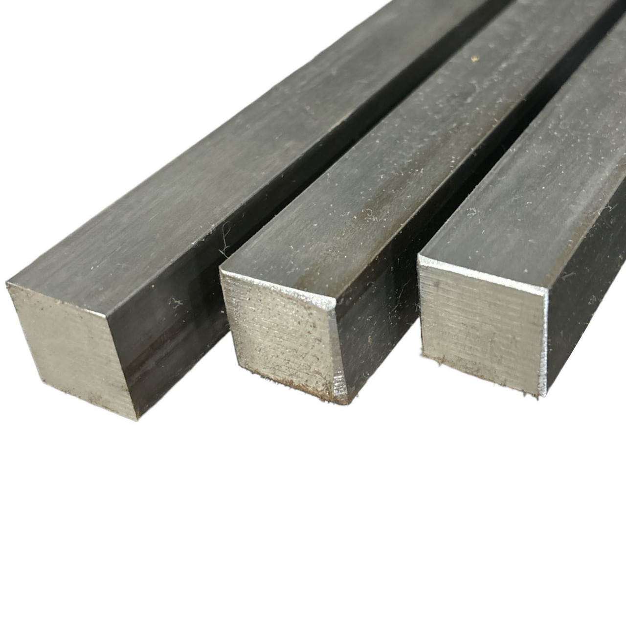 3/8" x 3/8" x 36" (3 Pack), 1018 Steel Square Bar, Cold Finished