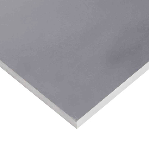 2" x 14" x 15", PET-P Ertalyte TX Plastic Sheet, Light Gray