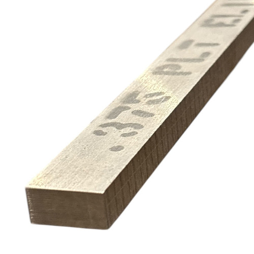 0.375" x 0.750" x 36", 6AL-4V ELI Grade 23 Titanium Plate, Annealed