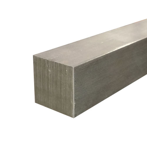 1" x 1", 304 Stainless Steel Square Bar, Cold Finished