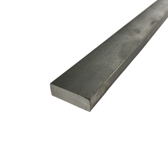 1/2" x 1-1/4" x 19", 303 Stainless Steel Flat Bar, Cold Finished