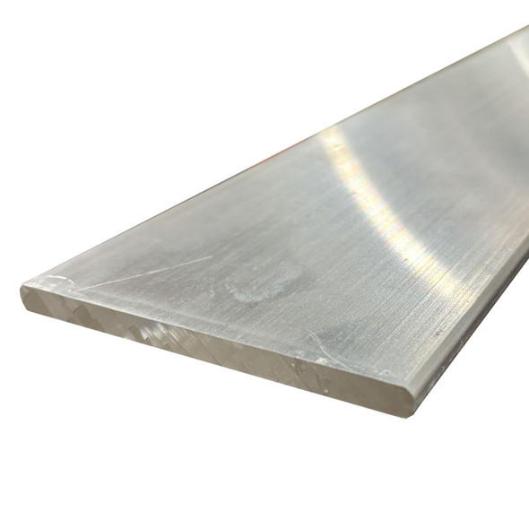 1/4" x 3-1/2", 6101-T61 Aluminum Flat Bar, Round Edge