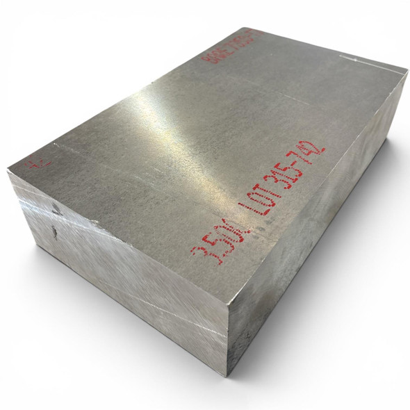 3-1/2" x 8-1/4" x 14", 7050-T7451 Aluminum Plate
