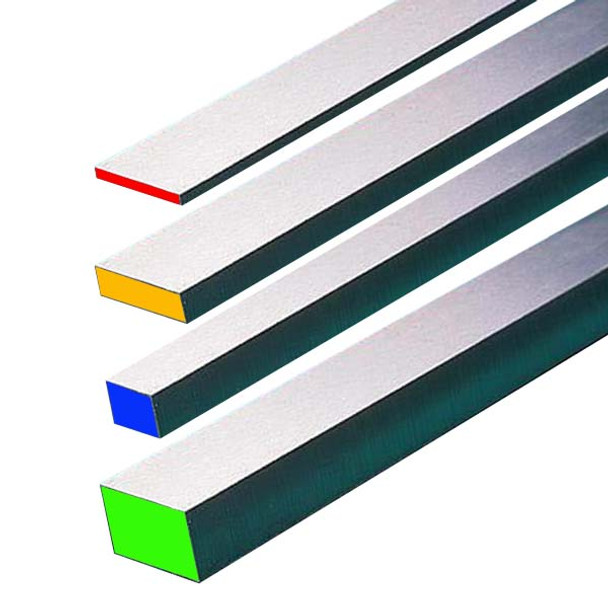 0.437" x 0.437" x 36", D2 Tool Steel, Flat Ground, Oversized