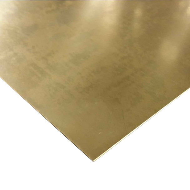 0.093" x 6" x 12", C260-H02 Brass Sheet