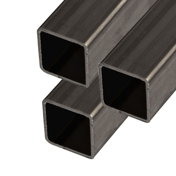 3/4" x 3/4" x 36", (0.035"W), 4130 Chromoly Alloy Steel Square Tube, Seamless, (3 Pack)