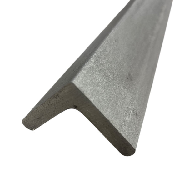 2" x 2" x 3/8" x 60", 304 Stainless Steel Angle, Hot Rolled