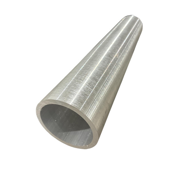 4.5" OD (4 NPS), SCH 80, 6061-T6 Aluminum Pipe, Brushed, 36 inches