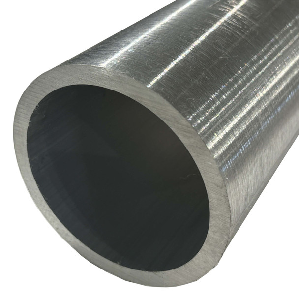 4.5" OD (4 NPS), SCH 80, 6061-T6 Aluminum Pipe, Brushed, 60 inches