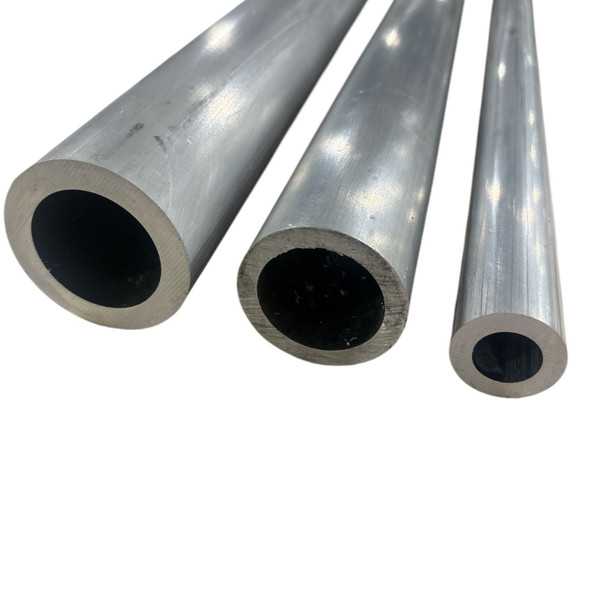2" OD, 1/8" Wall, 1-3/4" ID, 72" long, 6061-T6511 Aluminum Structural Round Tube