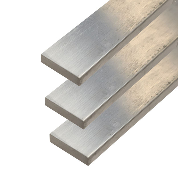 1/2" x 1-1/2" x 15" (3 Pack), 6061-T6511 Aluminum Flat Bar