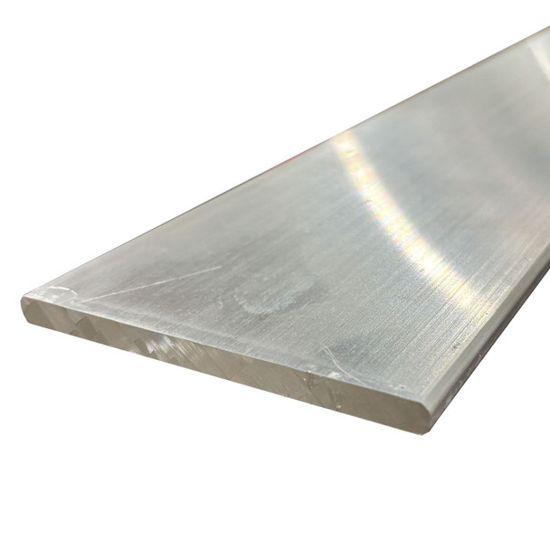 1/4" x 3-1/2" x 72", 6101-T61 Round Edge Aluminum Flat Bar