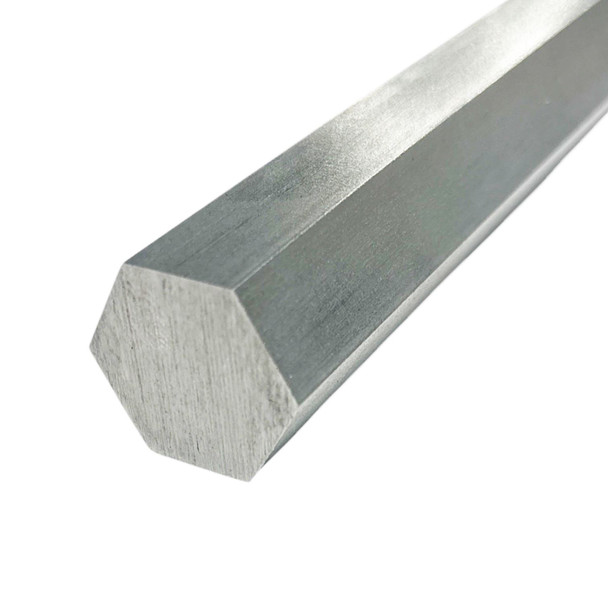 0.750 (3/4 inch) x 12 inches, 316 Stainless Steel Hexagon Bar