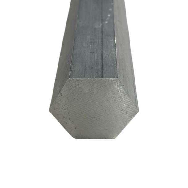 0.875 (7/8 inch) x 15 inches, 6061-T651 Aluminum Hexagon Bar