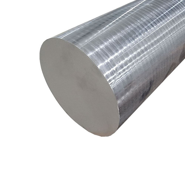 4.500 (4-1/2 inch), 316 Stainless Steel Round Rod, Rough Turned