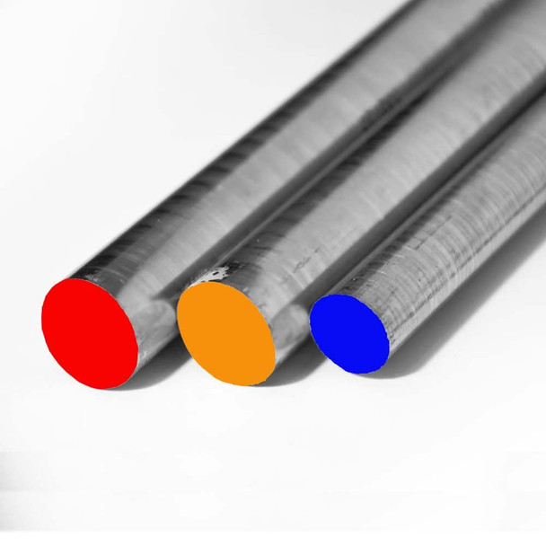 1.000 (1 inch), D2 Tool Steel Round Rod, DCF, Oversized