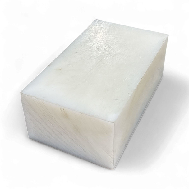 3-1/4" x 5", UHMW Plastic Bar, Sheet, Plate, White