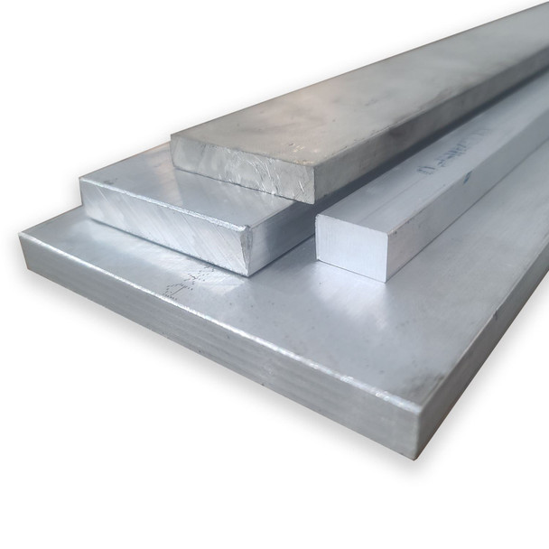 1/2" x 1-1/4", 6061-T6511 Aluminum Flat Bar