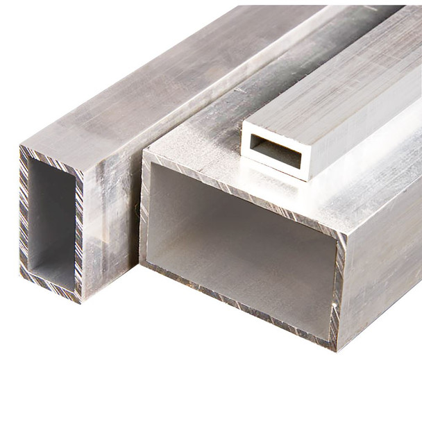 2" x 4" x 1/4" Wall, 6061-T6 Aluminum Rectangle Tube