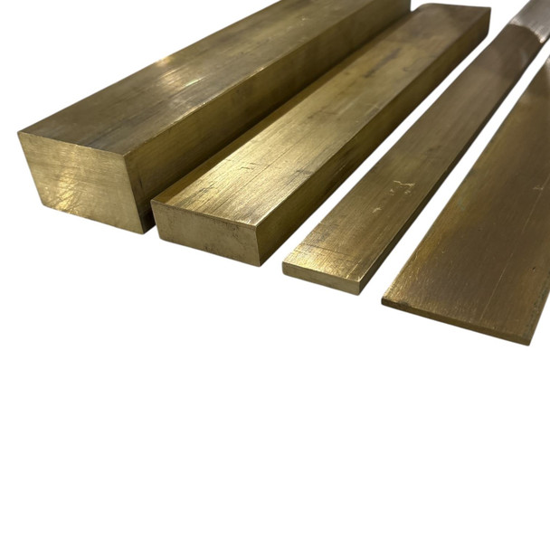2" x 2-1/2", C360 Brass Flat Bar