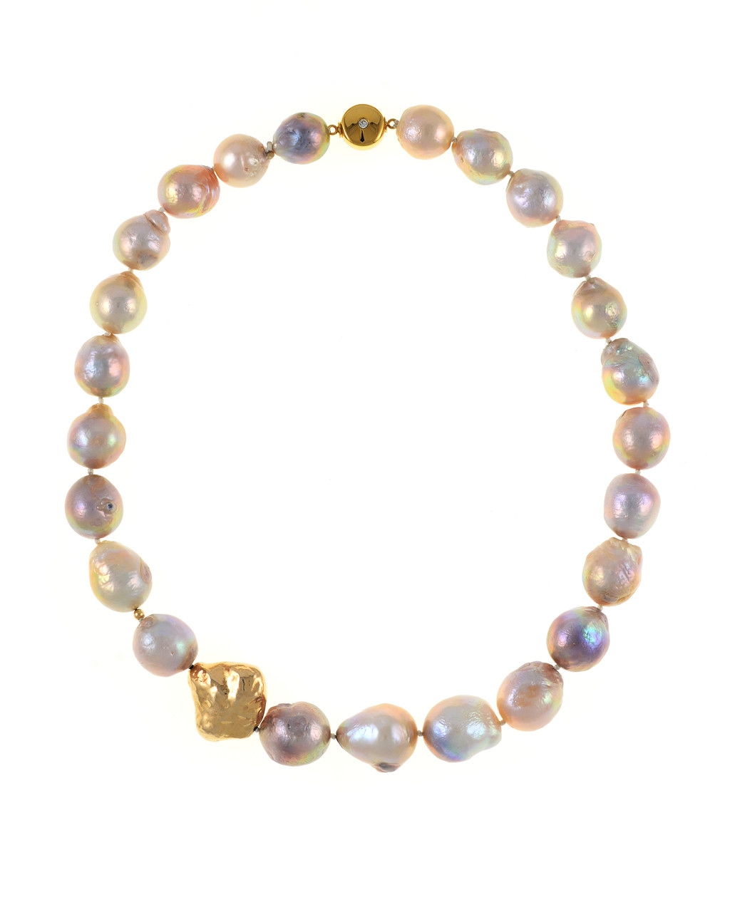 PEARL Necklace in Glorious Pink and 