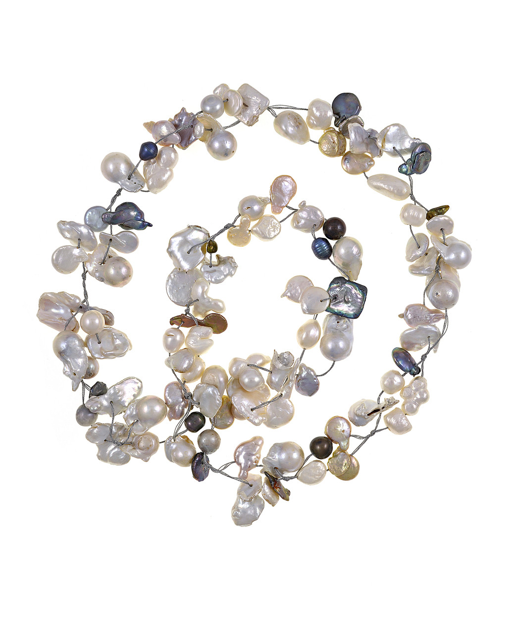 Mixed Metal Coin Pearl Necklace | Karlas Jewelry & Gifts