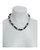 Charbonnel - Pearl Necklace On model: Single strand mixed color freshwater pearls (chocolate, charcoal, and platinum) 10-11mm, on individually hand-knotted brown silk, silver metal locking “S” clasp, 19” in length. Charbonnel - Pearl Necklace On model: Single strand mixed color freshwater pearls (chocolate, charcoal, and platinum) 10-11mm, on individually hand-knotted brown silk, silver metal locking “S” clasp, 19” in length.