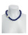 Côte d’Azur - Lapis and Pearl Necklace On model: Single strand lapis beads 14mm flecked with pyrite, with offset shell pearl 20mm, on individually hand knotted black silk, featuring rare earth mixed metal magnetic clasp Côte d’Azur - Lapis and Pearl Necklace On model: Single strand lapis beads 14mm flecked with pyrite, with offset shell pearl 20mm, on individually hand knotted black silk, featuring rare earth mixed metal magnetic clasp