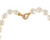 Odette Anthology* - Pearl Necklace zoom of gold CZ clasp, Odette Gold: Single strand white potato pearls 13-14mm, 7cm CZ gold-tone swan pendant with biawa 18-19mm, CZ covered gold locking circle clasp, 18” in length, princess length Odette Anthology* - Pearl Necklace zoom of gold CZ clasp, Odette Gold: Single strand white potato pearls 13-14mm, 7cm CZ gold-tone swan pendant with biawa 18-19mm, CZ covered gold locking circle clasp, 18” in length, princess length
