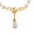 Odette Anthology* - Pearl Necklace zoom of gold CZ swan, Odette Gold: Single strand white potato pearls 13-14mm, 7cm CZ gold-tone swan pendant with biawa 18-19mm, CZ covered gold locking circle clasp, 18” in length, princess length Odette Anthology* - Pearl Necklace zoom of gold CZ swan, Odette Gold: Single strand white potato pearls 13-14mm, 7cm CZ gold-tone swan pendant with biawa 18-19mm, CZ covered gold locking circle clasp, 18” in length, princess length