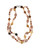 Taos Pearl Necklace Accented with Stones: Double strand natural colored round 8.5mm peach and 10mm oval freshwater pearls, integrated with sunstone oval beads and mixed color agate, on individually hand-knotted beige silk with a rare earth mixed metal magnetic clasp, 18” in length (princess length) Taos Pearl Necklace Accented with Stones: Double strand natural colored round 8.5mm peach and 10mm oval freshwater pearls, integrated with sunstone oval beads and mixed color agate, on individually hand-knotted beige silk with a rare earth mixed metal magnetic clasp, 18” in length (princess length)