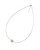 South Beach Pearl Necklace, Large white freshwater pearl 12-14mm on Sterling silver finely woven chain, spring ring clasp with threader, 21” in length.  South Beach Pearl Necklace, Large white freshwater pearl 12-14mm on Sterling silver finely woven chain, spring ring clasp with threader, 21” in length.