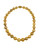 San Marco - Gold Edison Pearl Necklace, shown flat, Gold freshwater round Edison graduated pearls (12 - 17 mm), Single-strand pearl necklace, 18" long, princess length, Brushed gold-tone moonlight clasp San Marco - Gold Edison Pearl Necklace, shown flat, Gold freshwater round Edison graduated pearls (12 - 17 mm), Single-strand pearl necklace, 18" long, princess length, Brushed gold-tone moonlight clasp