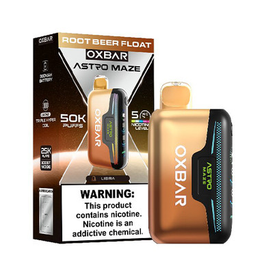 root beer float disposable vape Root Beer Float OXBAR Astro Maze 50K