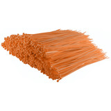 Orange Nylon Cable Ties (Bulk Pack of 1,000)