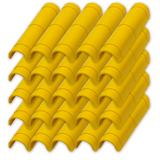 Extra Wide 6" Epha Yellow Hose Protectors (Box of 25 Pieces)