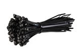 Black Screw Mount Cable Ties (Pack of 100)