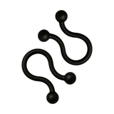 Black Twist Lock Clips (Pack of 1,000)
