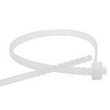 White / Natural Twist-Off Cable Ties (Pack of 100)