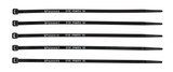 Black Printed Cable Ties (Pack of 1,000)
