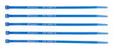 Blue Printed Cable Ties (Pack of 1,000)