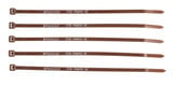 Brown Printed Cable Ties (Pack of 1,000)