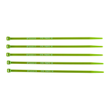 Fluorescent Green Printed Cable Ties (Pack of 1,000)