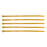 Orange Printed Cable Ties (Pack of 1,000)