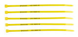 Yellow Printed Cable Ties (Pack of 1,000)