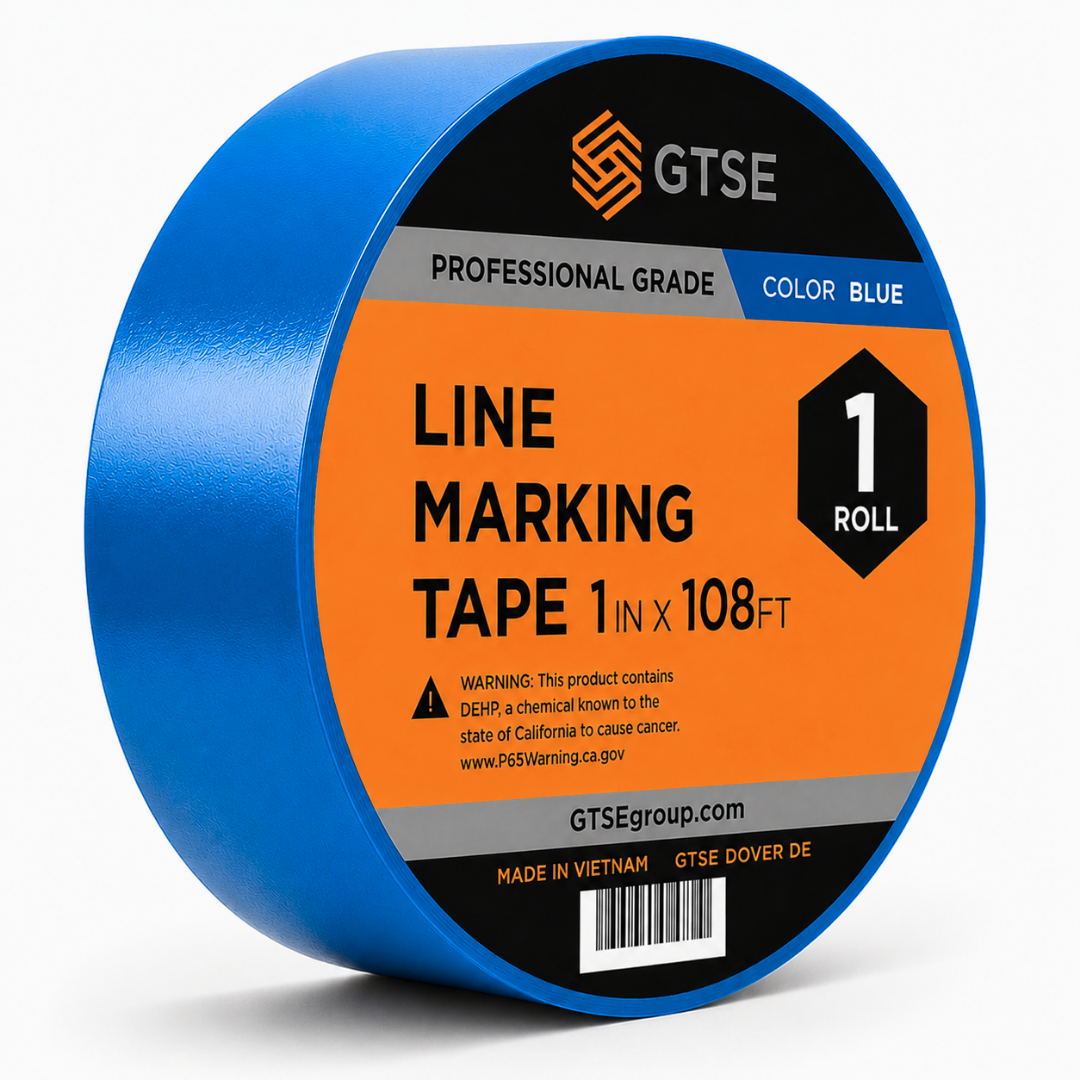 Blue Floor Line Marking Tape - 1" x 108ft (36 yards)