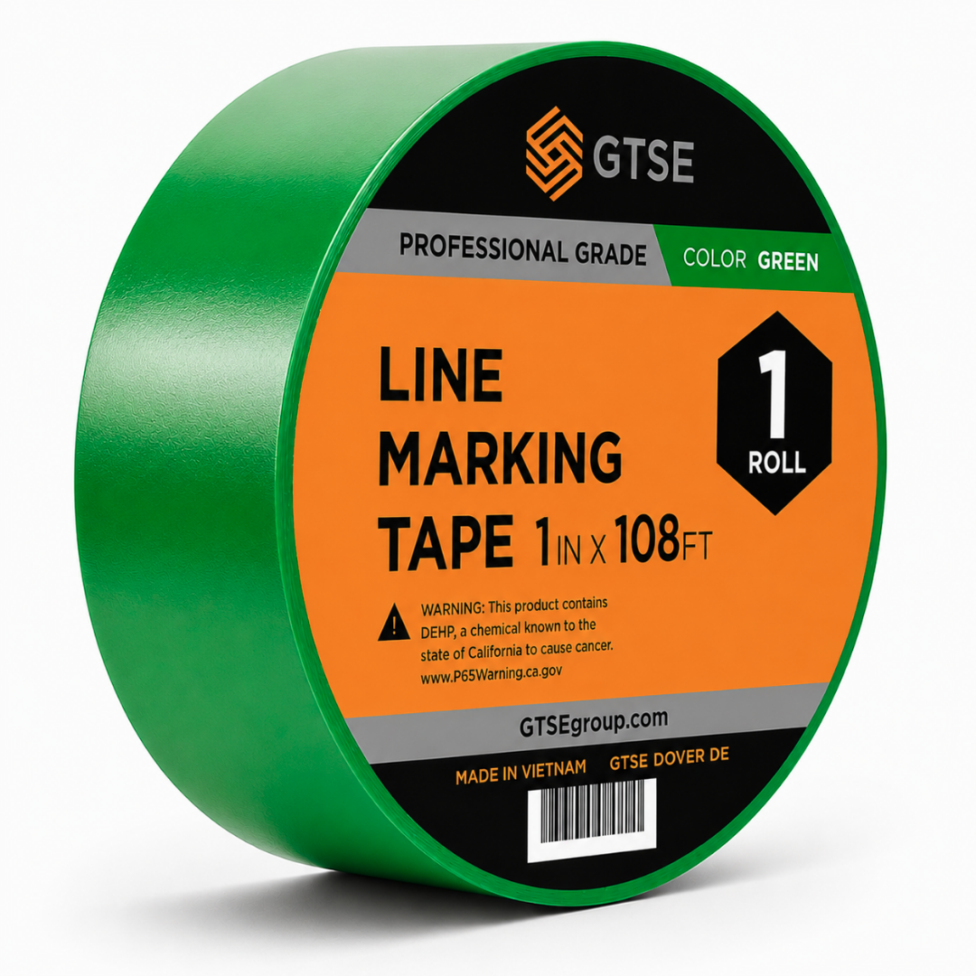 Green Floor Line Marking Tape - 1" x 108ft (36 yards)